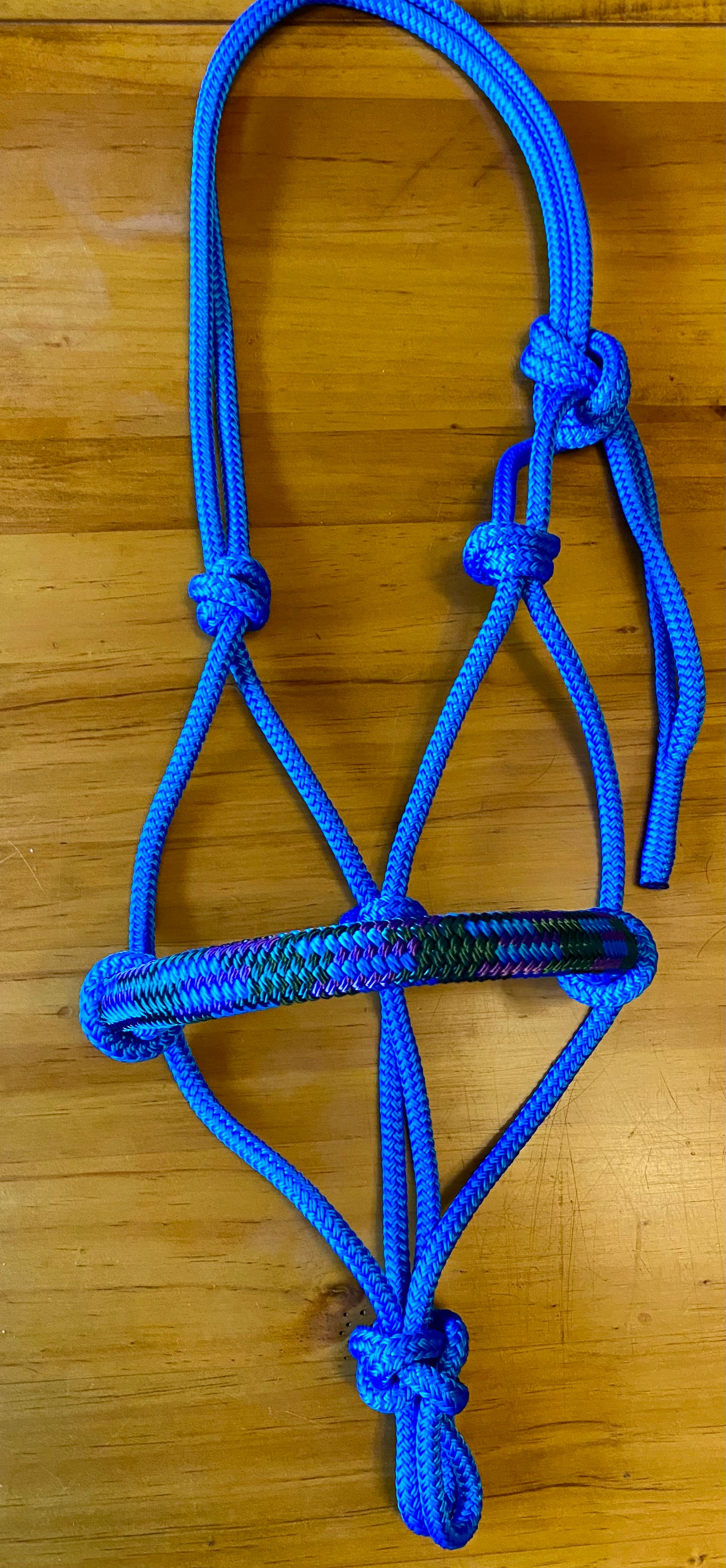 Cob/ Full-Size Halter & Lead sets with matching overlay nose band, leather popper